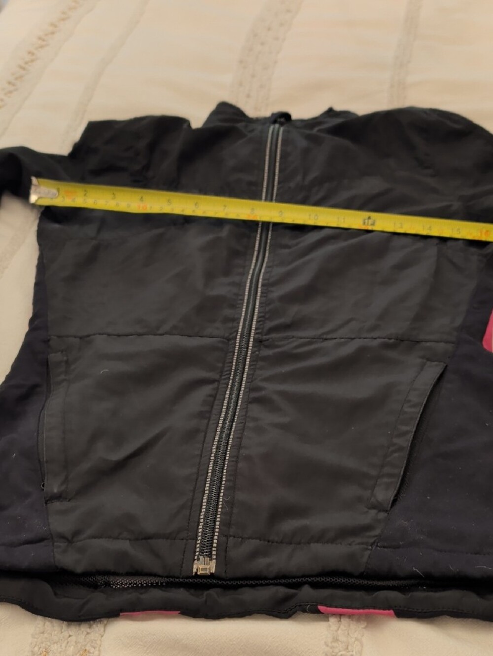 lululemon athletica Black Bomber Jacket with Pink Sleeve Panels - Women's - Picture 7 of 8